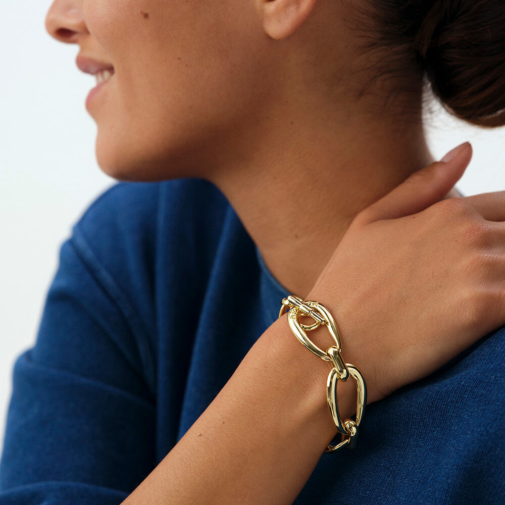 Link bracelet ABBESSES - Golden - Bracelets  | Agatha