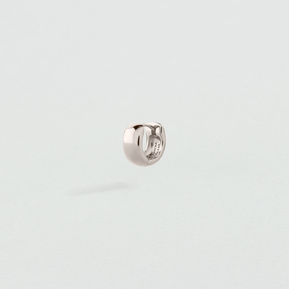 Single hoop earring MIX & MATCH - Silver - Genuine silver  | Agatha