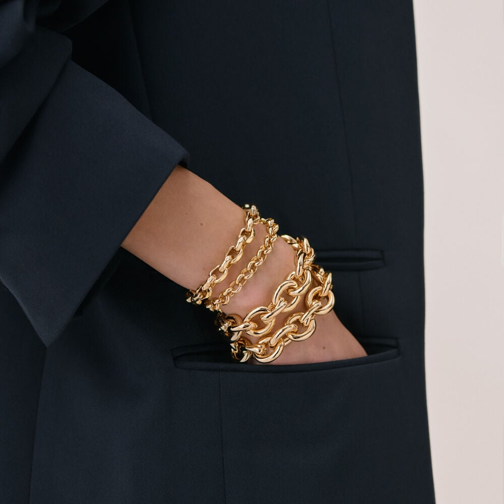 Link bracelet XOXO - Golden - Bracelets  | Agatha