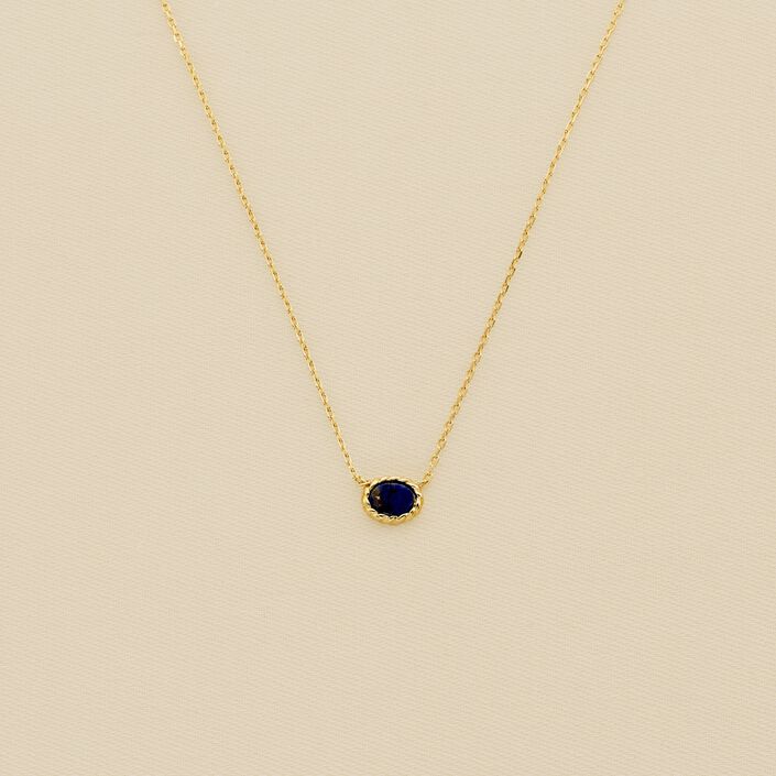 Choker necklace ATMA - Lapis/ blue - All jewellery  | Agatha