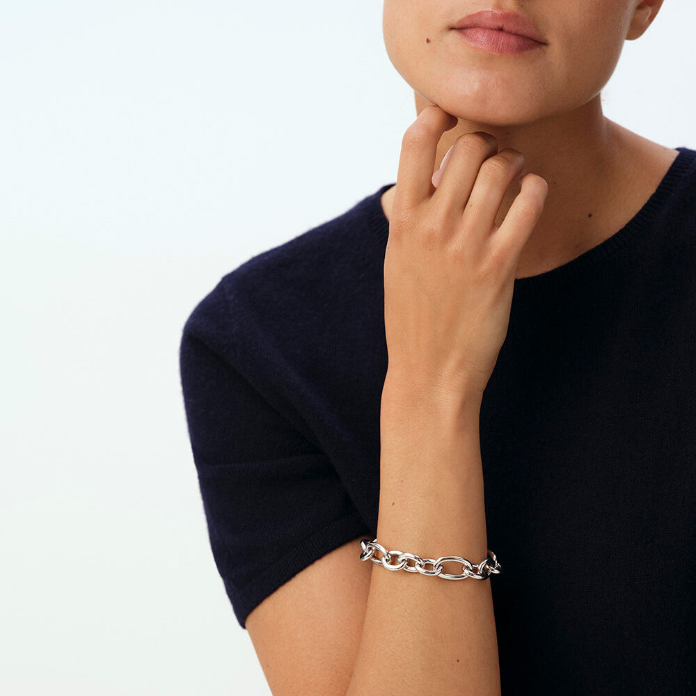 Link bracelet LEA - Silver - Bracelets  | Agatha