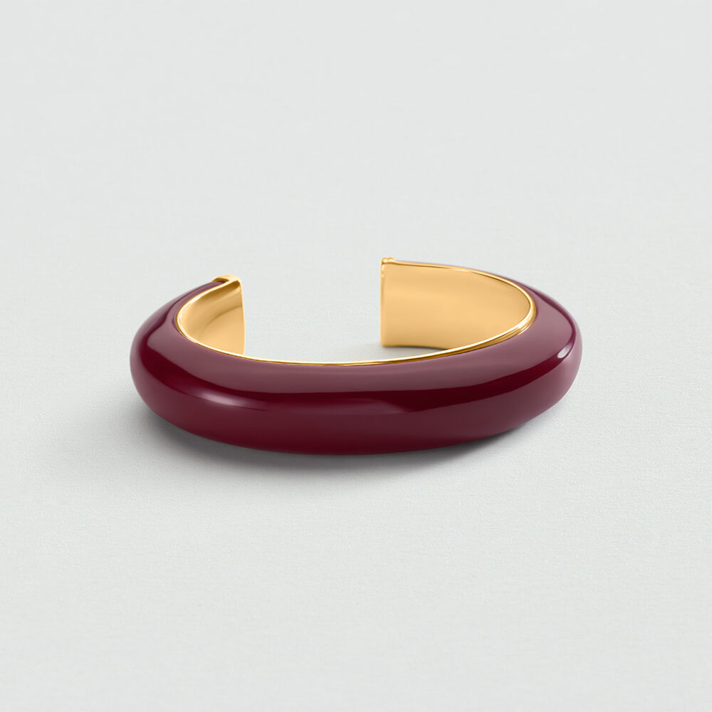 Bangle PALAIS ROYAL - Burgundy / Golden - Bangle  | Agatha