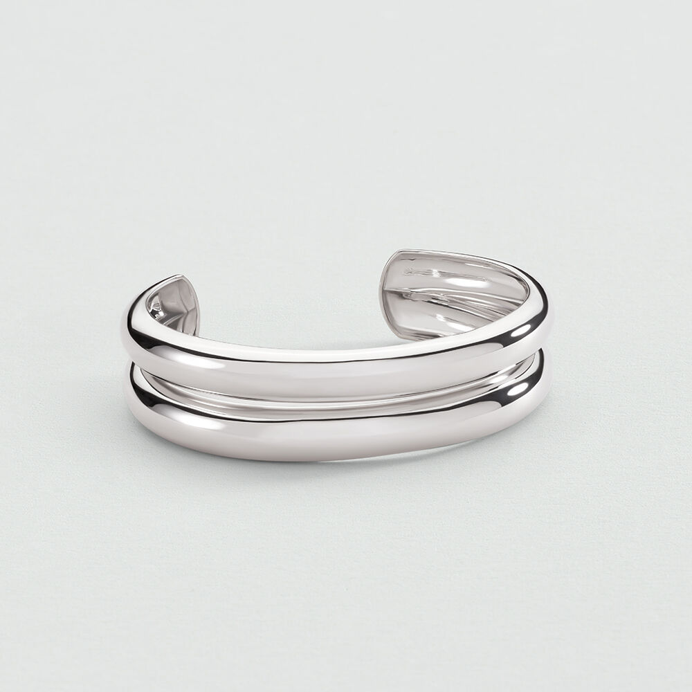 Cuff RUE DE SEINE - Silver - Genuine silver  | Agatha