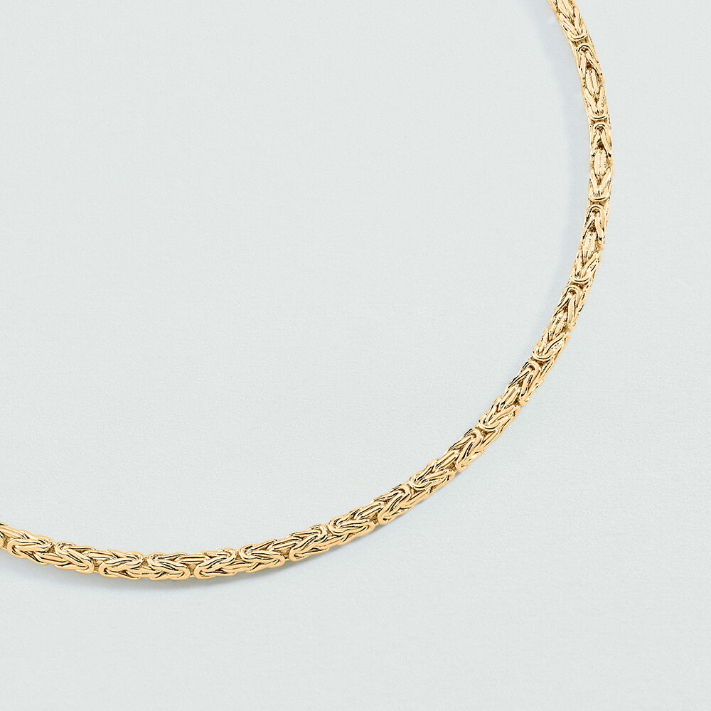 Choker necklace BYZANTINE LINK - Golden - Choker necklace  | Agatha