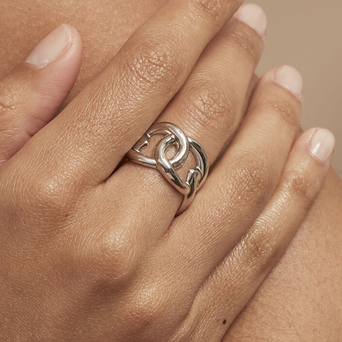 Ajustable ring ICONIQUE - Silver - Ajustable ring  | Agatha