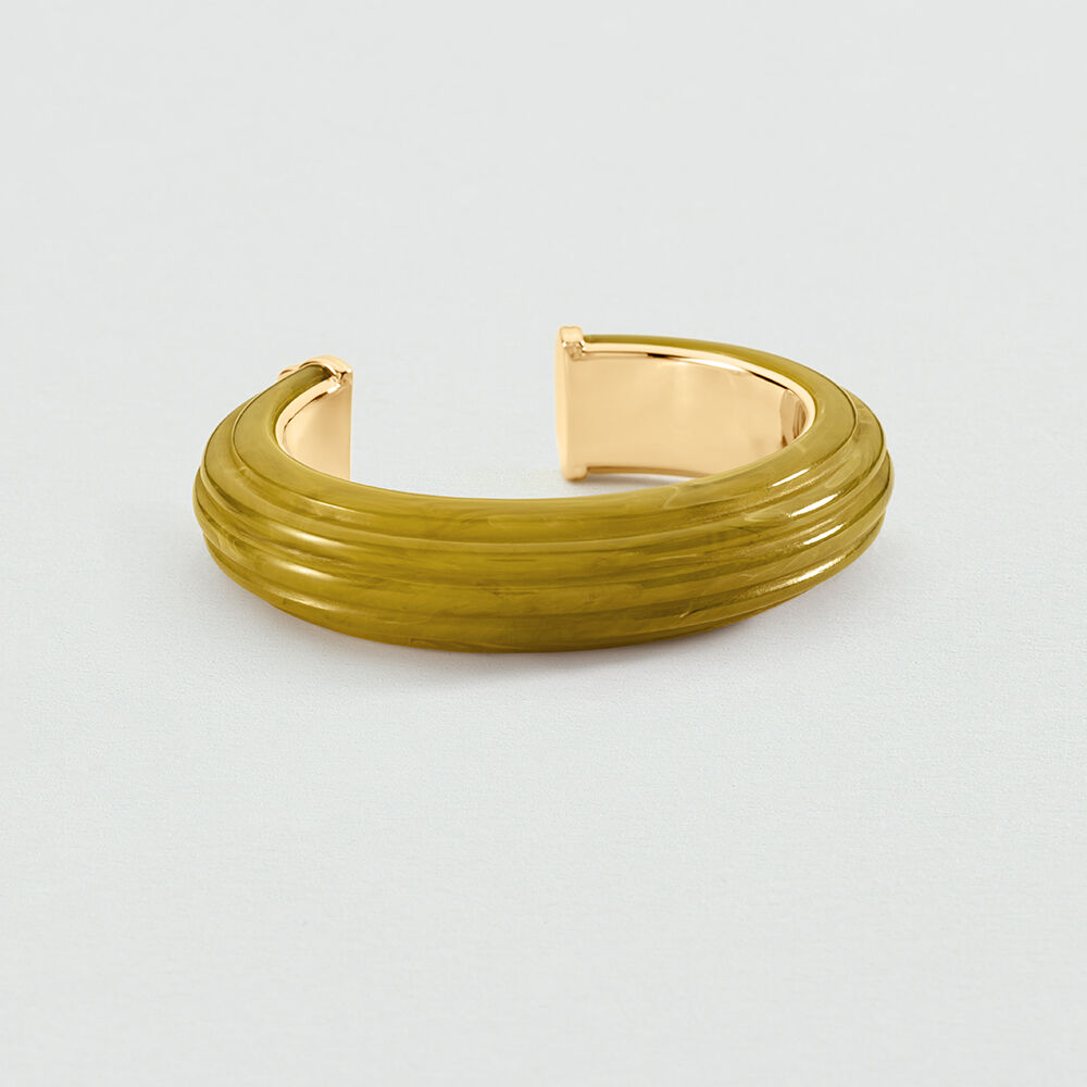 Bangle MADELEINE - Khaki / Gold - Bangle  | Agatha