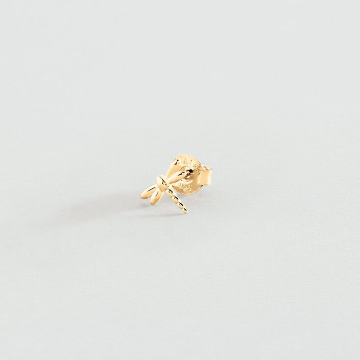Piercing stud LIBELULA - Golden - All jewellery  | Agatha