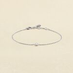 Link bracelet BRILLANT - Crystal / Silver - All bracelets  | Agatha