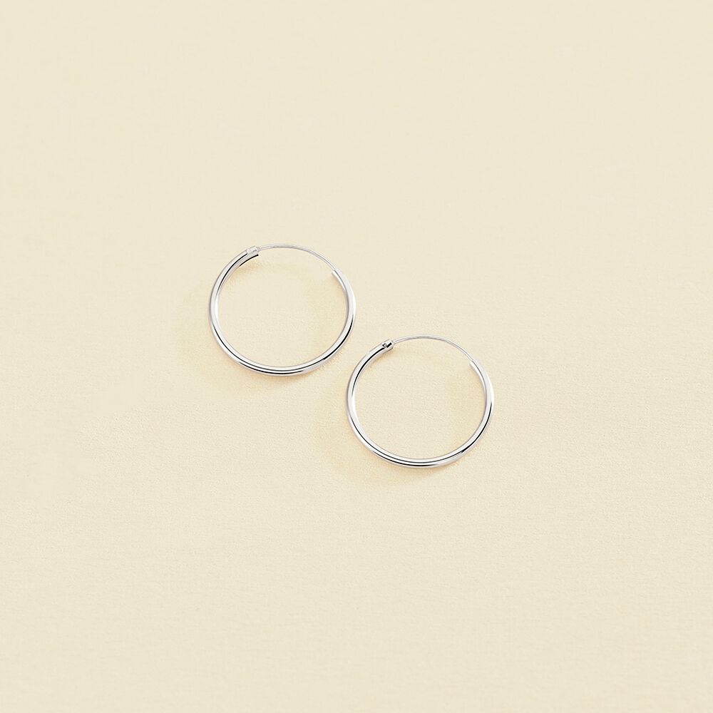 Hoops CREOLA - Silver - All jewellery  | Agatha