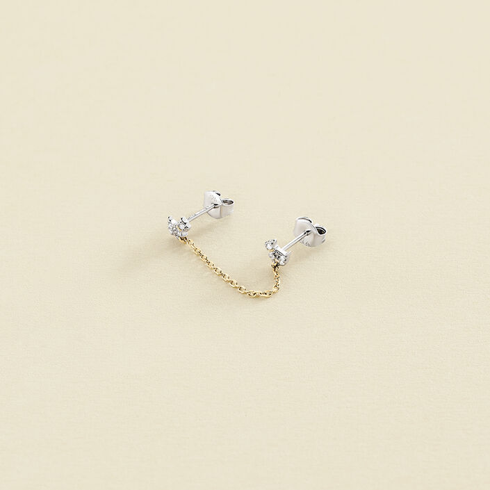 Piercing stud MASCOTTE - Silver / Gold - All jewellery  | Agatha