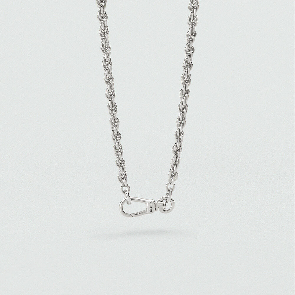 Long necklace ROPE CHAIN - Silver - Long necklace  | Agatha