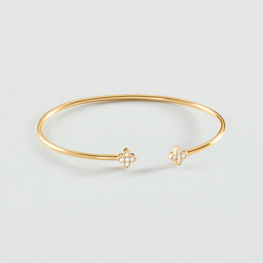Bangle BELOVED - Crystal / Golden - Bangle  | Agatha