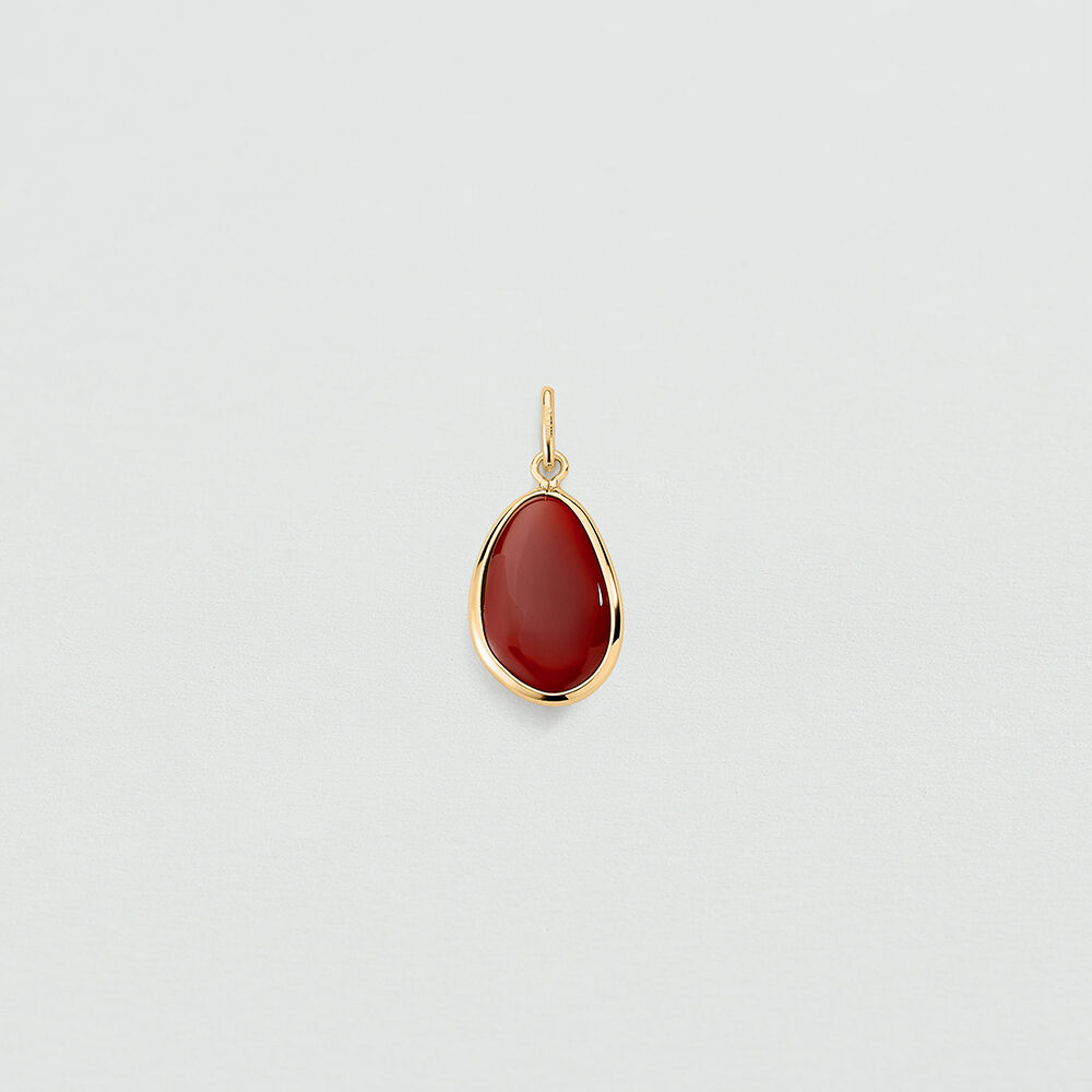 Pendant NATURAL STONE - Cornelian - Jewellery  | Agatha
