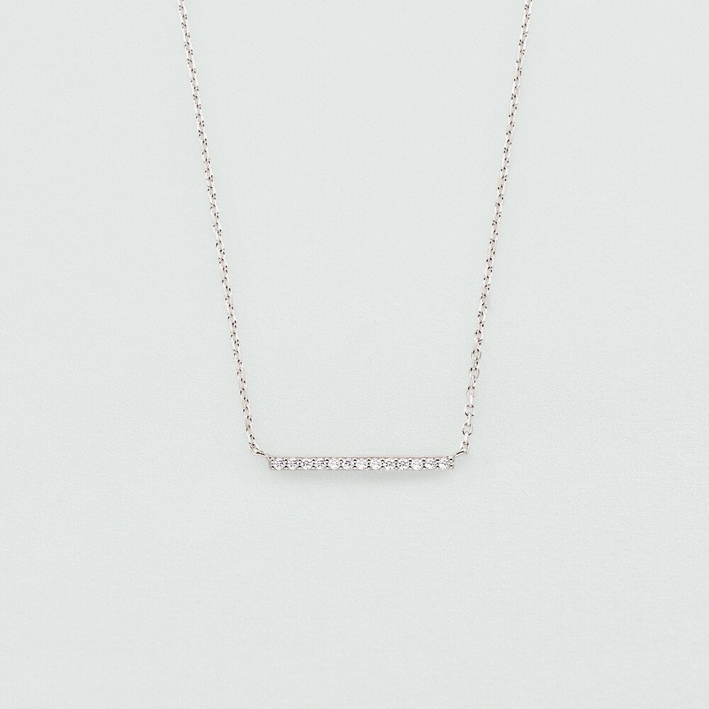 Choker necklace BARSHINE - Crystal / Silver - Choker necklace  | Agatha