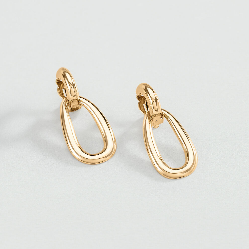 Clip earrings TURENNE - Golden - Clip earrings  | Agatha