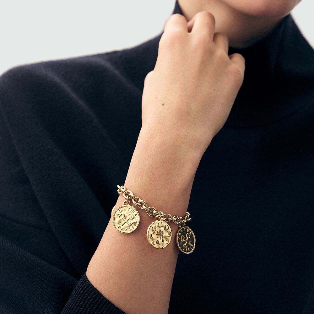 Link bracelet SAINT HONORE - Golden - Bracelets  | Agatha