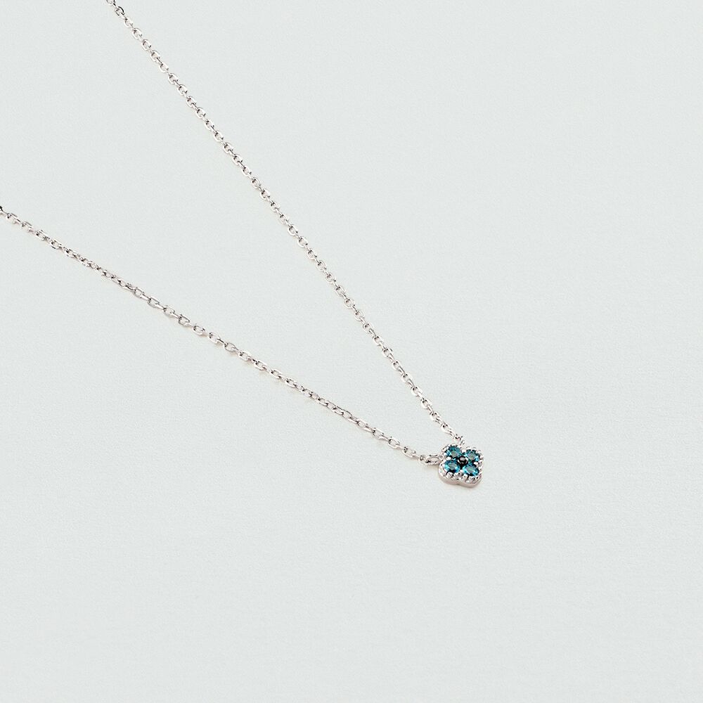 Choker necklace BELOVED - Turquoise / Silver - Choker necklace  | Agatha