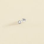 Piercing stud GRAINETTI - Crystal / Silver - All jewellery  | Agatha