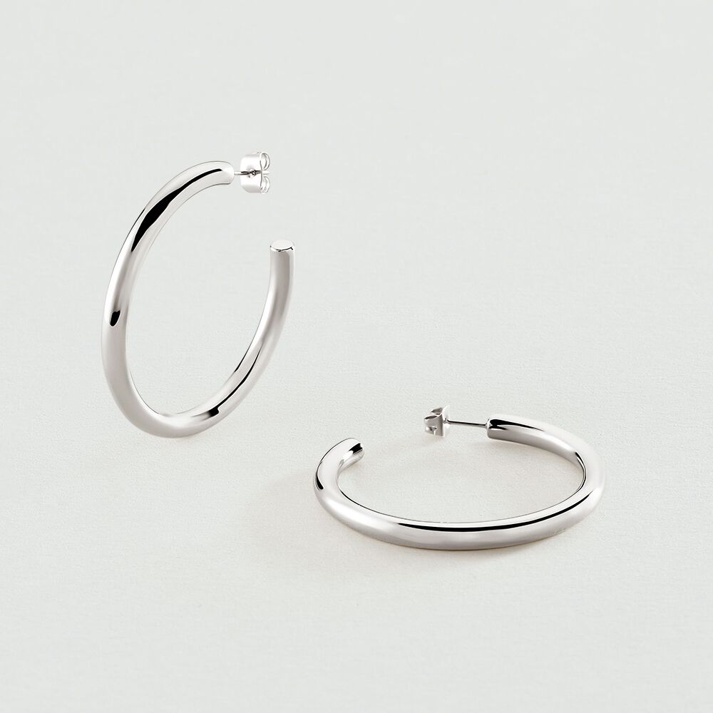 Hoops GIPSY - Silver - Earrings  | Agatha