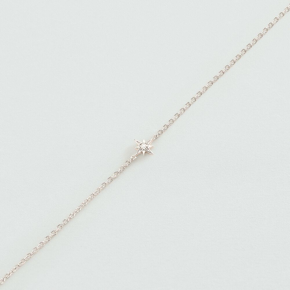 Link bracelet OURSE - Crystal / Silver - Genuine silver  | Agatha