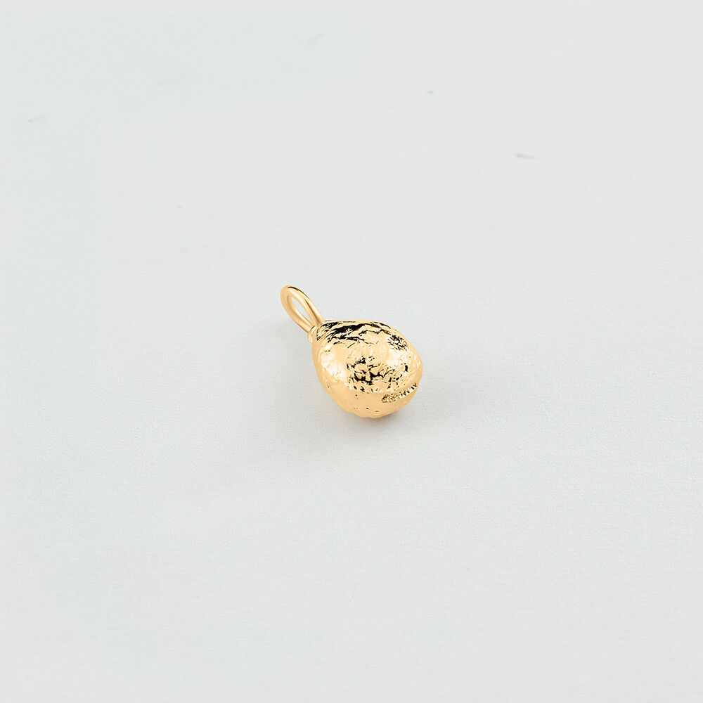 Pendant GOLD NUGGET - Golden -   | Agatha