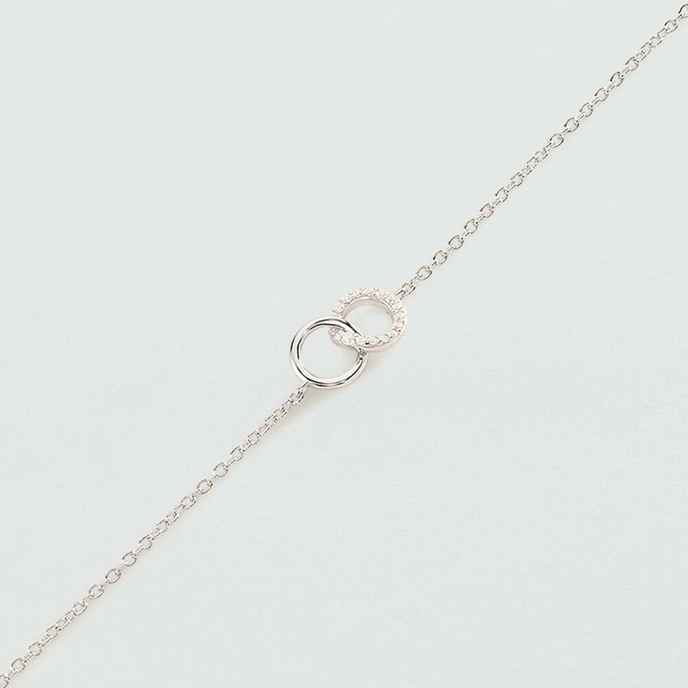 Link bracelet RONDOU - Crystal / Silver - Bracelets  | Agatha