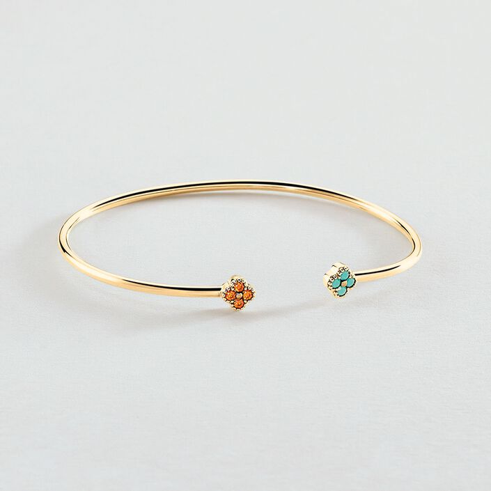 Bangle BELOVED - Multicolor / Gold - All jewellery  | Agatha