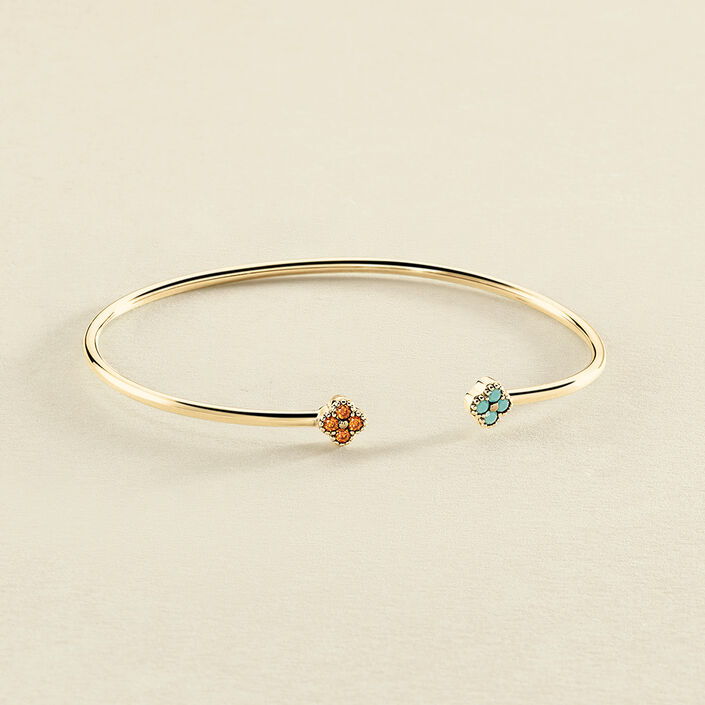 Bangle BELOVED - Multicolor / Gold - All jewellery  | Agatha