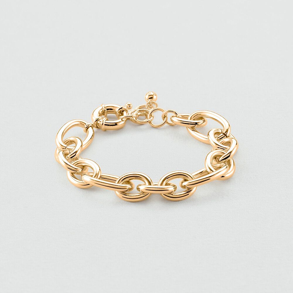 Link bracelet LEA - Golden - Bracelets  | Agatha