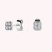 Stud earrings BELOVED - Crystal / Silver - All earings  | Agatha