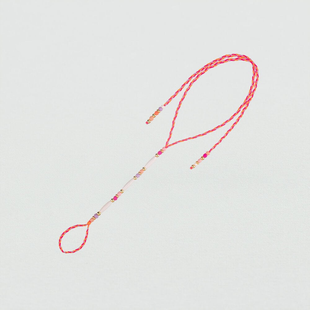 Ankle chain RODEO - Multicolor / Gold - Ankle chain  | Agatha