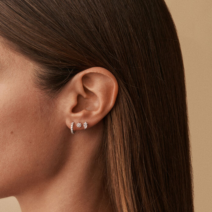 Piercing stud MIX & MATCH - Crystal / Silver - 19:38  | Agatha