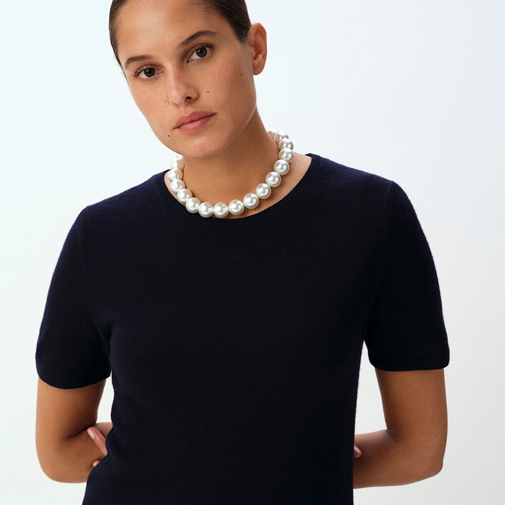Choker necklace PALAIS ROYAL - Pearl / Gold - Choker necklace  | Agatha