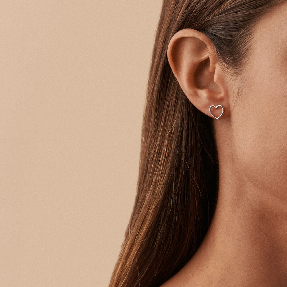 Stud earrings FILCOEUR - Silver - Earrings  | Agatha