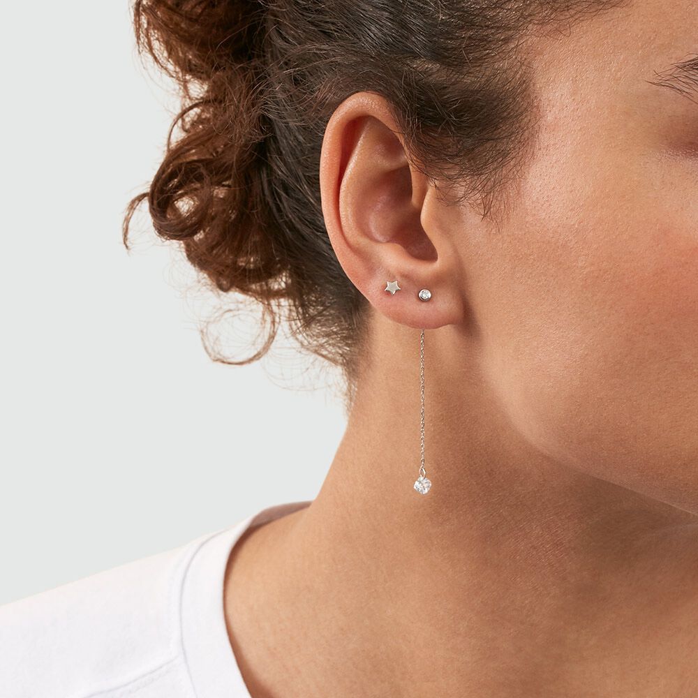 Piercing stud STARRY - Silver - Jewellery  | Agatha