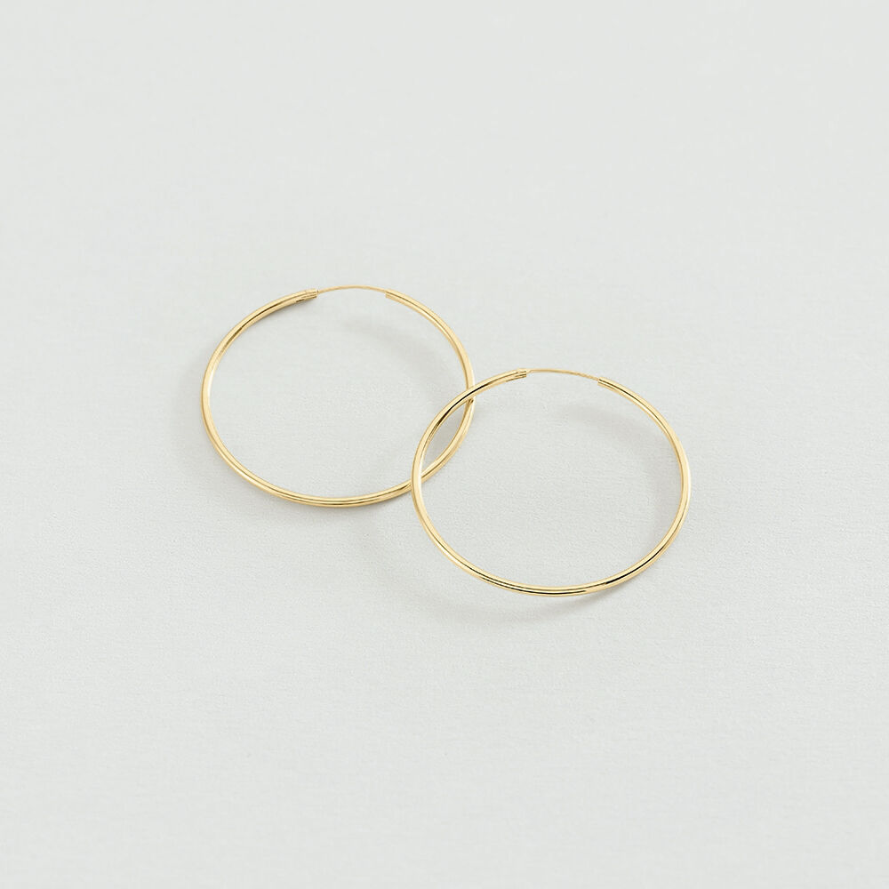 Hoops CREOLA - Golden - Earrings  | Agatha