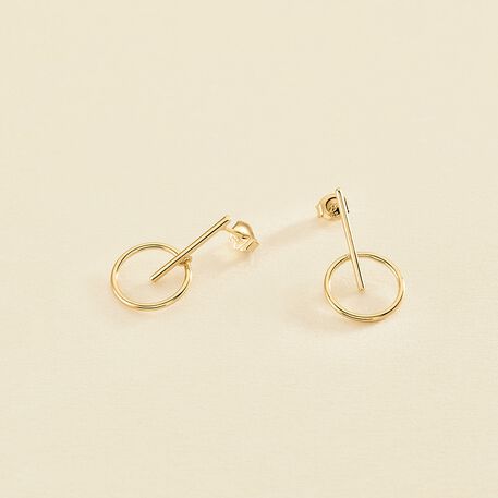 Long earrings PHILRING - Golden - All earings  | Agatha