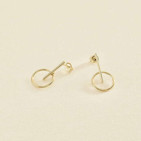 Long earrings PHILRING - Golden - All earings  | Agatha