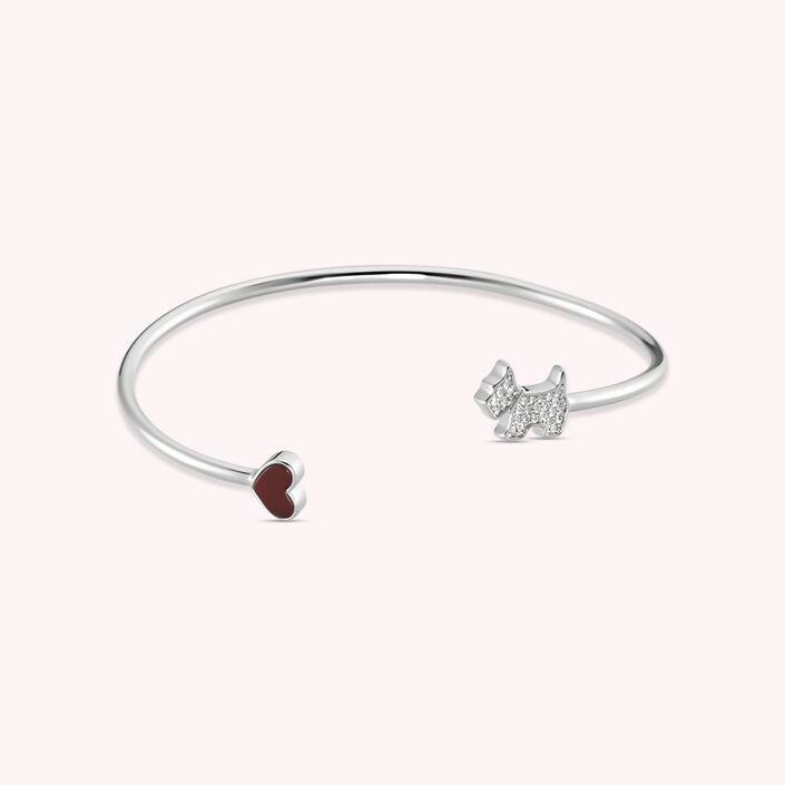 Bangle SCOTTIE HEART - Red / Silver - All bracelets  | Agatha