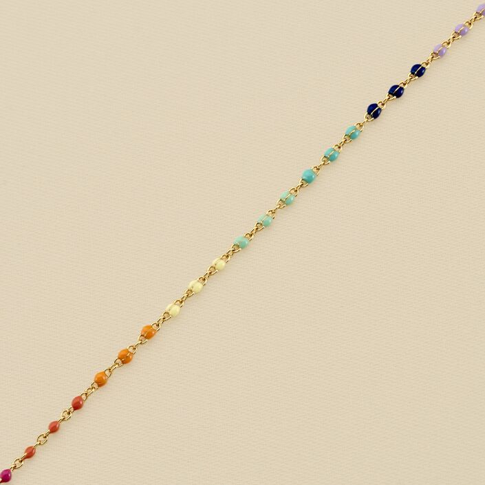 Link bracelet SMARTY - Multicolor / Gold - All bracelets  | Agatha