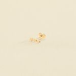 Piercing stud TRIOSTAR - Golden - All jewellery  | Agatha