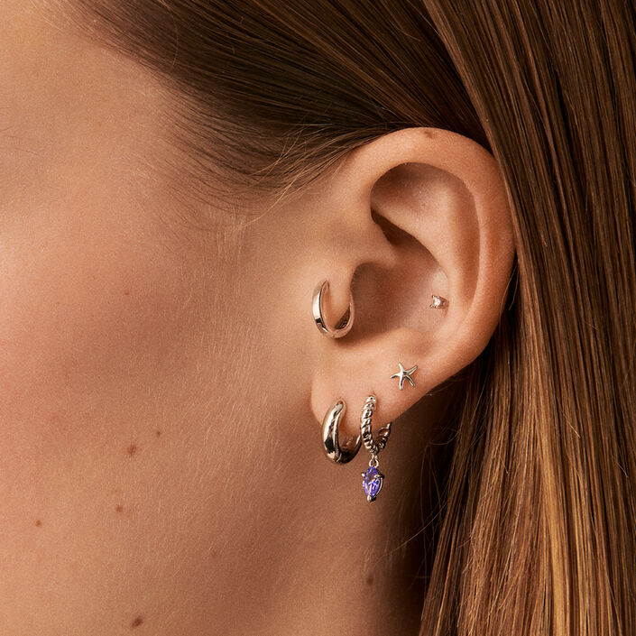 Hoop piercing DODUE - Silver - All jewellery  | Agatha