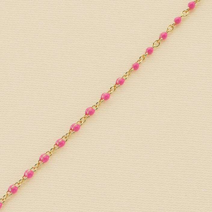 Link bracelet SMARTY - Neon pink - All bracelets  | Agatha