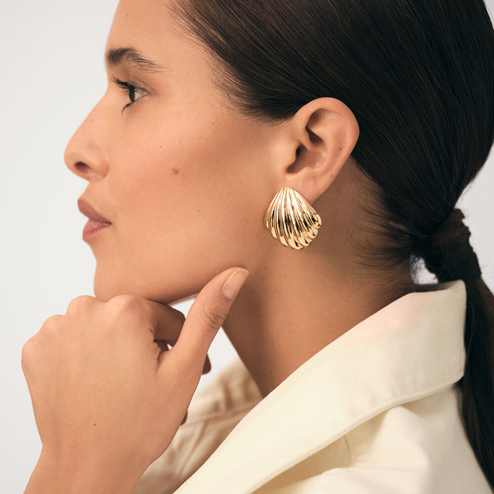 Long earrings N-13 - Golden - Earrings  | Agatha