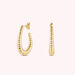 Hoops HARMONIE - Golden - All earings  | Agatha