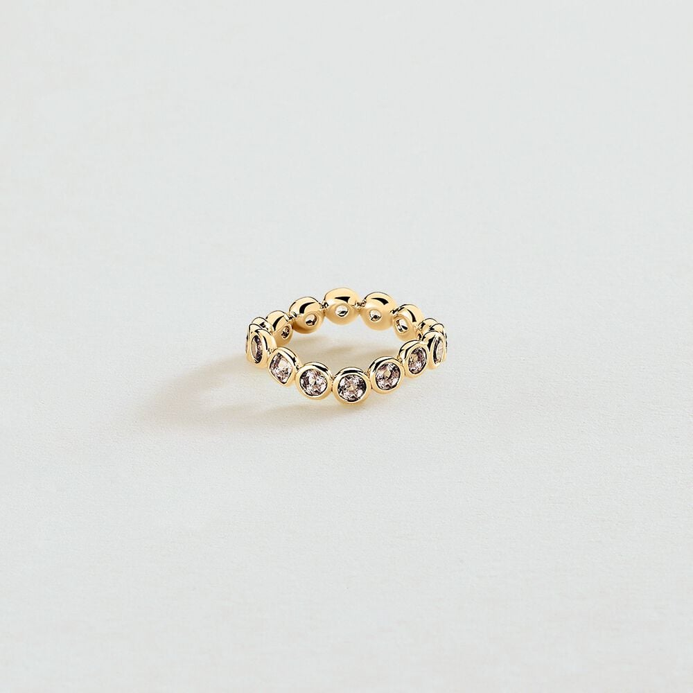Thin ring ADAMAS - Grey / Gold - Jewellery  | Agatha