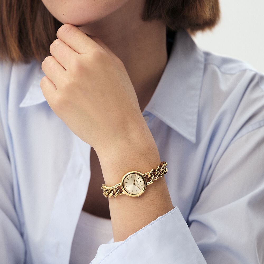 Metal watch MADELEINE - Golden - Jewellery  | Agatha
