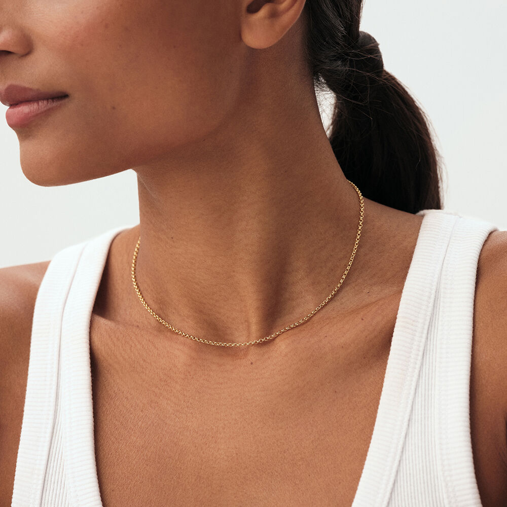 Choker necklace JASERON CHAIN - Golden - Choker necklace  | Agatha