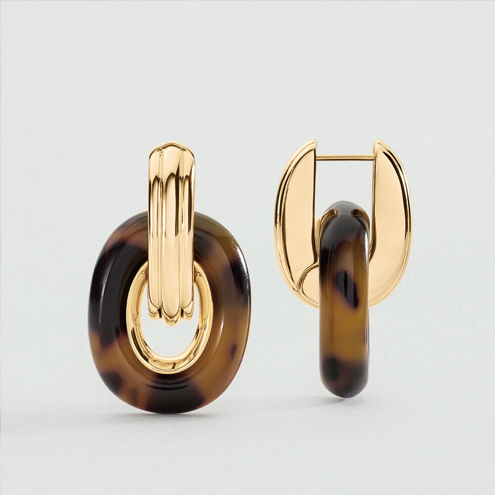 Hoops PALAIS ROYAL - Scale / Golden - Earrings  | Agatha