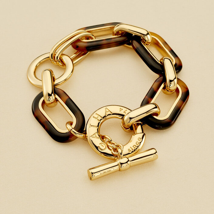 Link bracelet BOUCLE - Scale / Golden - All bracelets  | Agatha